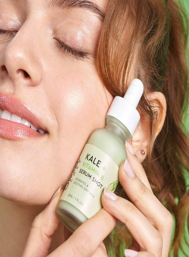 Sweet Chef Kale + Vitamin B Serum Shot - Hydrating Antioxidant-Rich Facial Serum with Vitamin B + Aloe Vera for Moisturizing + Soothes Dry Skin for a Radiant Glow - Vegan (30ml / 1 fl oz) - Image 4